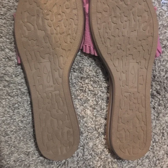 Pink Ruffle Sandals - Picture 2 of 2